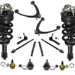 Frnt Struts Upper Arms BJ Tie Rods Links For 14-16 Silverado 1500 4 Wheel Drive