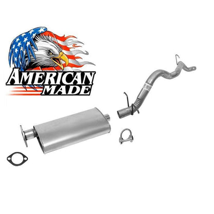 Middle Muffler & Tail Pipe For Chevrolet Blazer SUV 2 Door 4.3L 2000 2001 2004