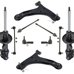 Front Struts Lower Control Arms Tie Rods & Links for Suzuki Grand Vitara 06-13