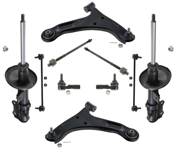 Front Struts Lower Control Arms Tie Rods & Links for Suzuki Grand Vitara 06-13