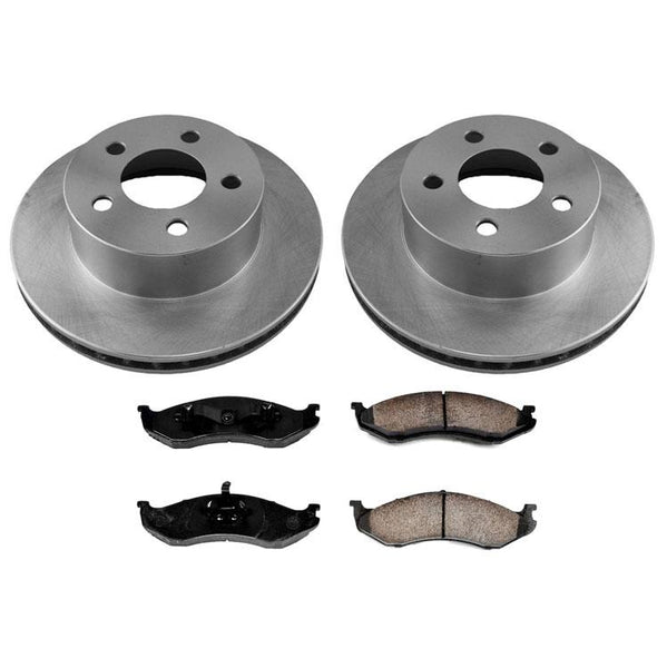 Front Brake Rotors & Ceramic Brake Pads For Jeep Grand Cherokee 1993 1995 1998