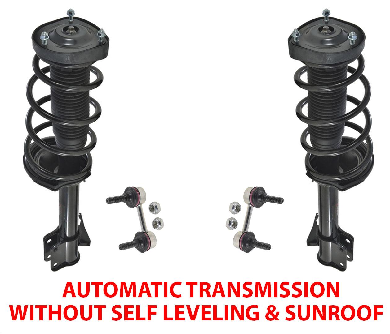 For 03-05 Forester 2.5 W/ Automatic Transmission W/o Sunroof Rear Struts & Links