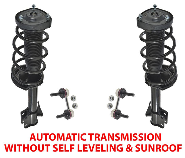 For 03-05 Forester 2.5 W/ Automatic Transmission W/o Sunroof Rear Struts & Links