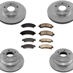 Pastillas de freno de disco de cerámica para Chevrolet Blazer 4 ruedas motrices 6 piezas 98-05