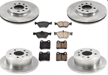 Front & Rear Brake Rotors & Metallic Brake Pads 6PC Kit for Saab 900 1994-1996