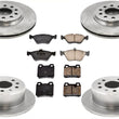 Front & Rear Brake Rotors & Metallic Brake Pads 6PC Kit for Saab 900 1994-1996