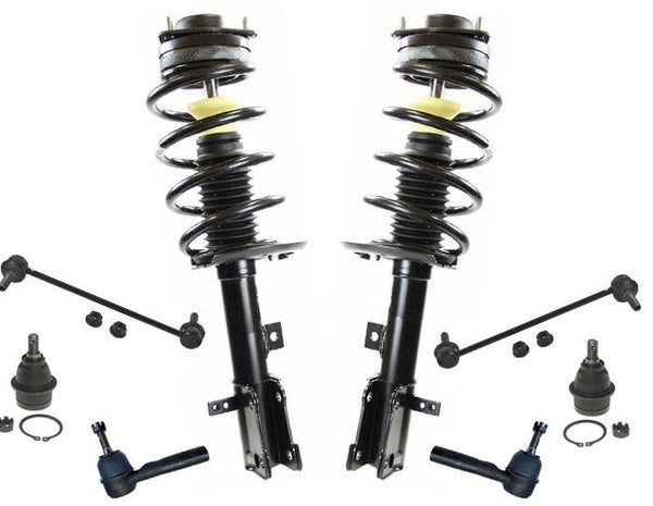 Front Complete Struts Tie Rods Ball Joints 8pc for Dodge Journey V6 2009-2019