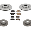 Front & Rear Brake Rotors Brake Pads Kit For Nissan Murano 2009 2010 2011 2012