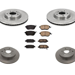 Front & Rear Brake Rotors Brake Pads Kit For Nissan Murano 2009 2010 2011 2012