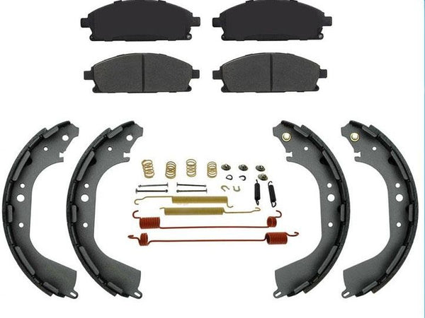 Pastillas de freno Zapatas de freno Resorte para Infiniti QX4 02-03 para Nissan Pathfinder 96-04