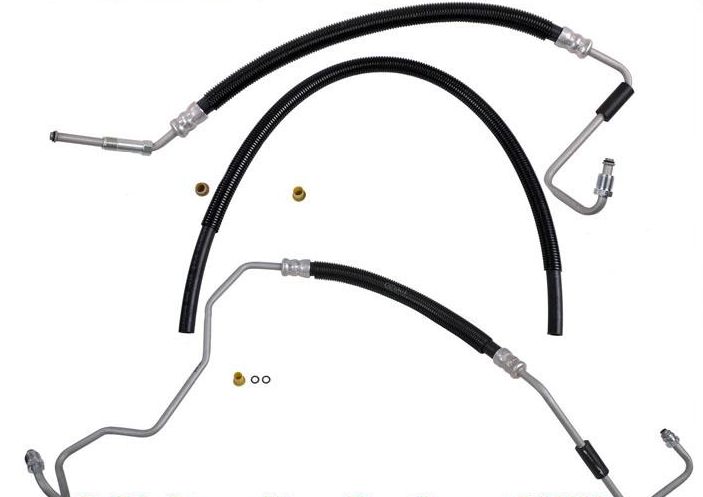 To Gear Pump To Hydro Power Steering Hoses for GMC 2500HD 6.0L Gasoline 11-15