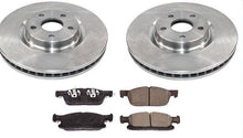 Rotores Delanteros de 316 mm y Pastillas de Cerámica para Ford Edge 2015-2020 Tracción Delantera