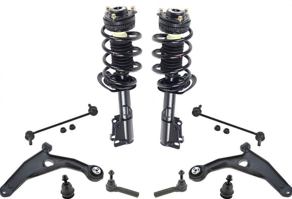 Front Struts Control Arms Ball Joints Tie Rods for Dodge Journey V6 2009-2019