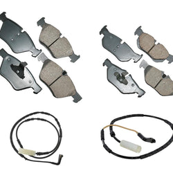 Fits 2006 BMW 325Xi Front & Rear Brake Pads & Sensors