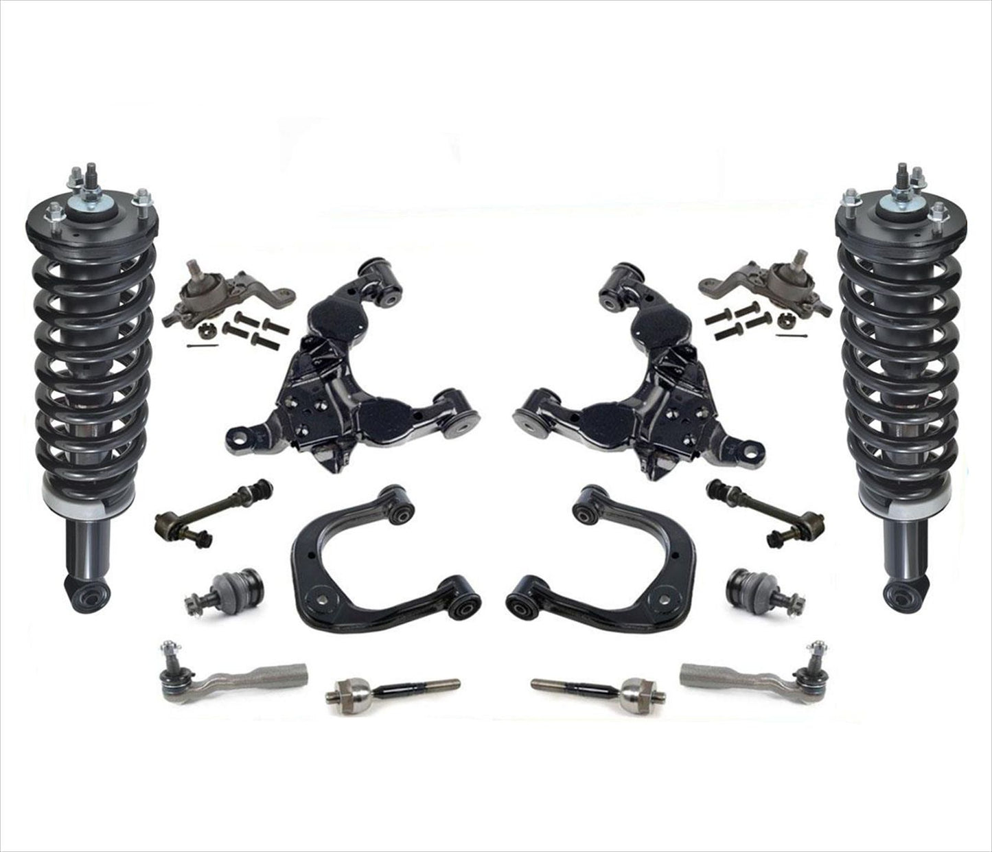 Front Complete Struts Control Arms Ball Joints 16 Pcs For Toyota Tundra 04-06