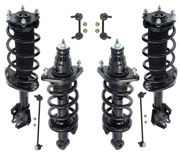 Front & Rear Complete Struts & Front and Rear Links For Honda CR-V 2007-2011