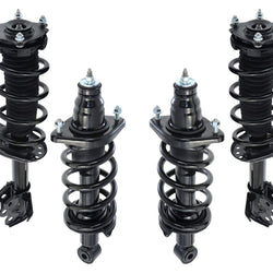Front & Rear Complete Struts With Coil Spring Assembly For 2007-2011 Honda CRV