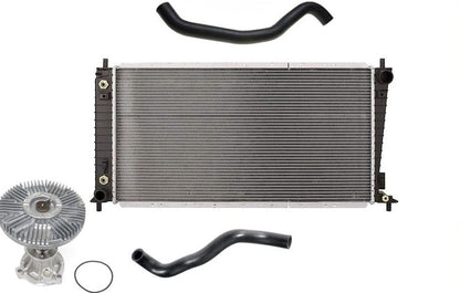 Mangueras de embrague de bomba de agua para radiador para Ford F150 5.4L 05-06 núcleo resistente de 1 3/8" - Photo 1