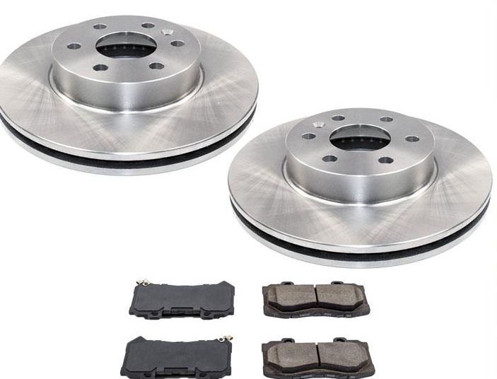 Front Brake Rotors Ceramic Brake Pads For GMC Canyon 2015-2020 3pc Kit