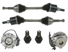 Front Axles Wheel Hubs Ball Joints for Chevrolet Trailblazer 2002-2007