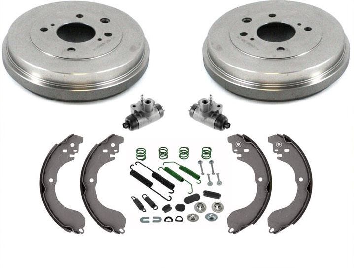 Brake Drums Shoes Wheel Cylinders Hardware Kit For Nissan Sentra 2007 2008 2012