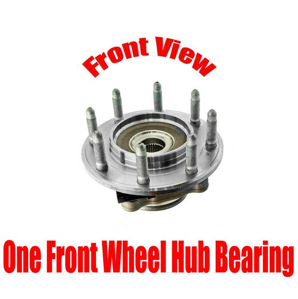 ONE Front Wheel Hub Bearing Rear Wheel Drive for Chevrolet Silverado 2001-2006