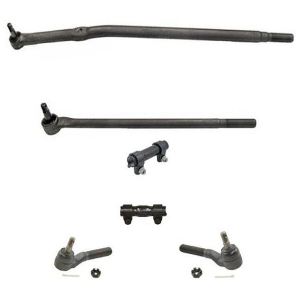 Mangas de enlace de arrastre y varillas de amarre para Ford F250 4X4 95-96, 6 piezas, ejes Twin I Beam, 6 piezas 