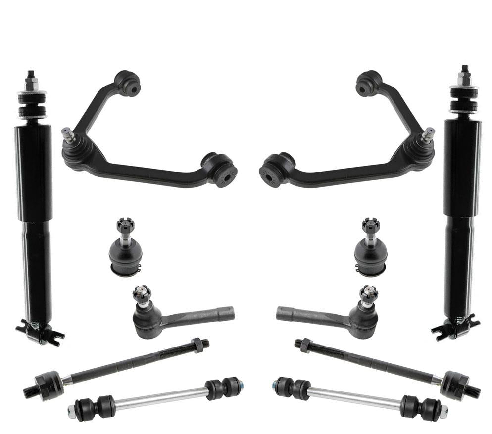 Para Ford Ranger 98-04 W Kit de suspensión delantera con resorte helicoidal y tracción trasera, 12 piezas