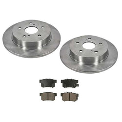 REAR Rotors & Ceramic Brake Pads for Suzuki Kizashi 2.4L 2010-2013