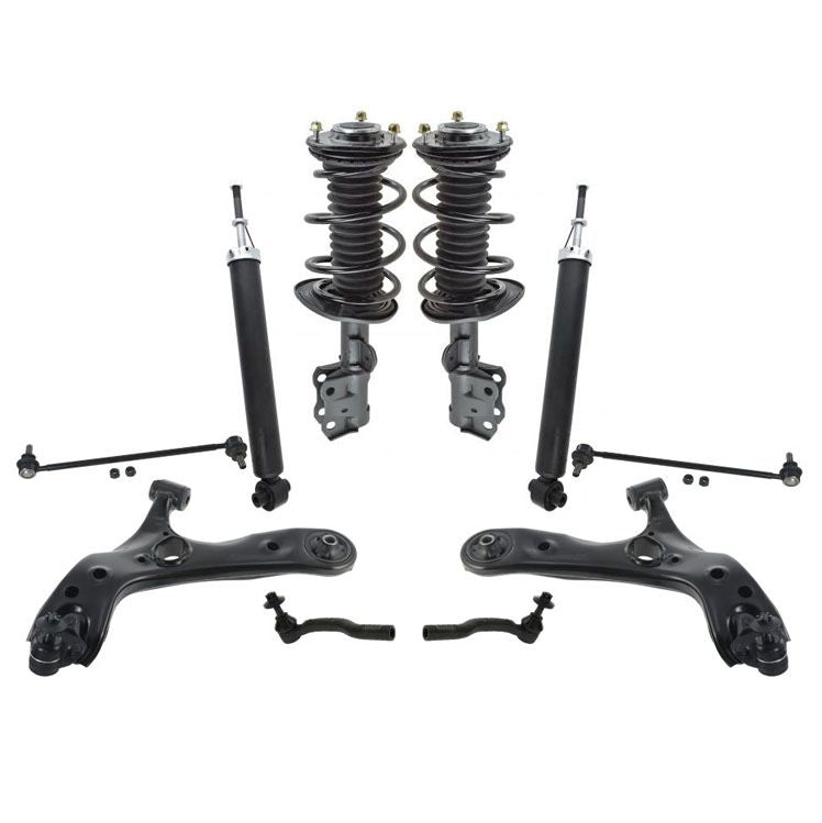 Front Left Right Complete Struts Rear Shocks Control Arms For Toyota Prius 10-15