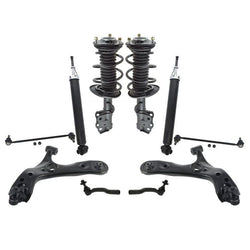 Brazos de control de amortiguadores traseros delanteros izquierdo y derecho completos para Toyota PRIUS 10-14