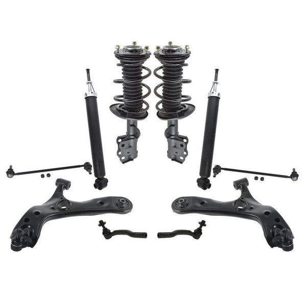 Brazos de control de amortiguadores traseros delanteros izquierdo y derecho completos para Toyota PRIUS 10-14