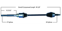 Eje de transmisión CV para Compass Patriot 4 ruedas motrices 07-14 delantero P/S