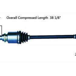 CV Drive Axle Shaft Fits Compass Patriot 4 Wheel Drive 07-14 Front P/S