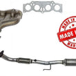 Front Manifold & Rear Catalytic Converter For 07-09 Camry 2.4L With ULEV Emis