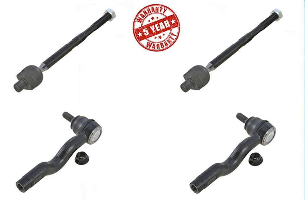 Front Inner & Outer Tie Rod Ends Fits Mazda RX8 2004-2011 1.3L