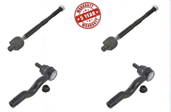 Front Inner & Outer Tie Rod Ends Fits Mazda RX8 04-11 1.3L