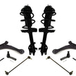 Front Struts Lower Control Arms Tie Rods Links For 06-14 Ridgeline 4 Wheel Drive