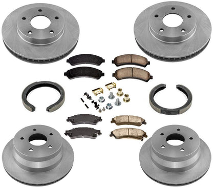 Pastillas de freno de disco de cerámica para Chevrolet Blazer 4 ruedas motrices 8 piezas 98-05