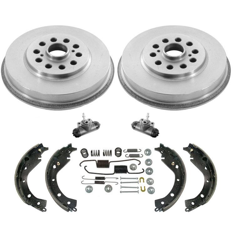 Rear Drums Brake Shoes Spring Kit For Toyota Matrix All Wheel Drive 2003-2006