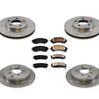 Brake Kit for Buick Rendezvous 02-06 All Wheel Drive with Rear Disc Brake Rotors