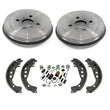 Premium Rear Brake Drums & New Organic Brake Shoes for Scion Xa Xb 04-06 4Pc