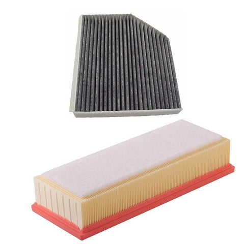 Cabin & Engine Air Filters for Audi A4 A4 Quattro  2010-2016 2pc Kit