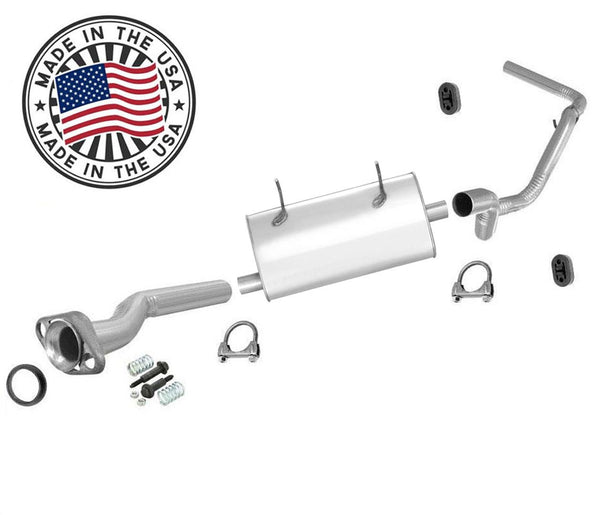 Muffler Exhaust System for Ford Ranger 2.3 2.5 With 112" Wheel Base 98-01