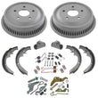 Rear Drums Brake Shoes Wheel Cylinders Spring Kit for Dodge Ram 1500 1994-1999