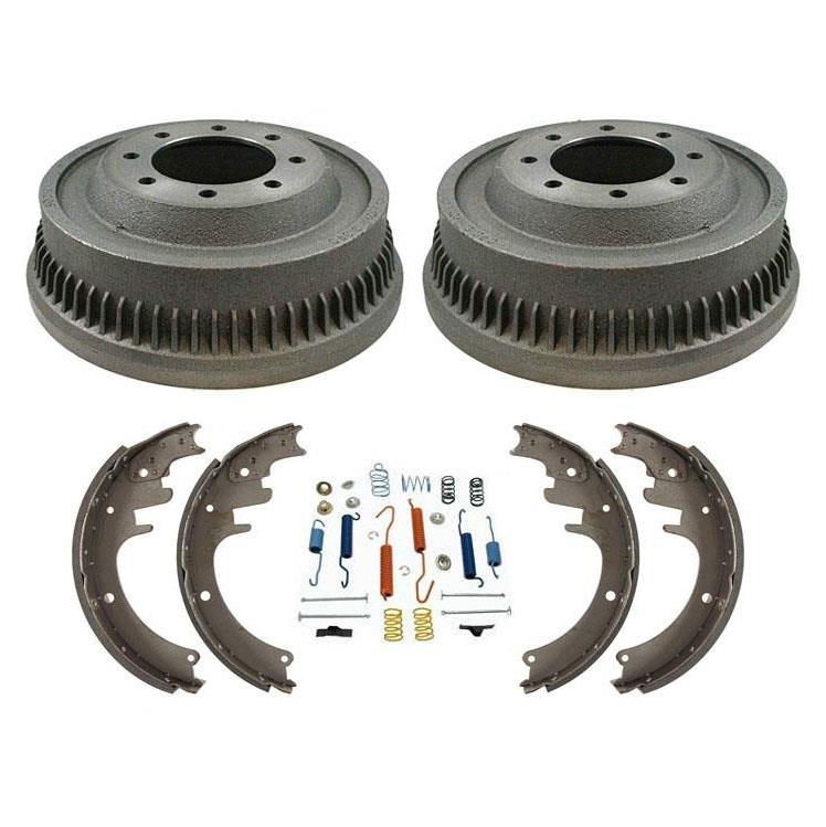 Tambores traseros, zapatas y resortes de zapatas de freno para Dodge Ram 2500 Pick Up 94-99
