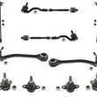 Fits 04-10 BMW X3 Front Control Arms Tie Rods Sway Bar Lk Ball Joints 10 Pcs