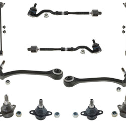 Fits 04-10 BMW X3 Front Control Arms Tie Rods Sway Bar Lk Ball Joints 10 Pcs