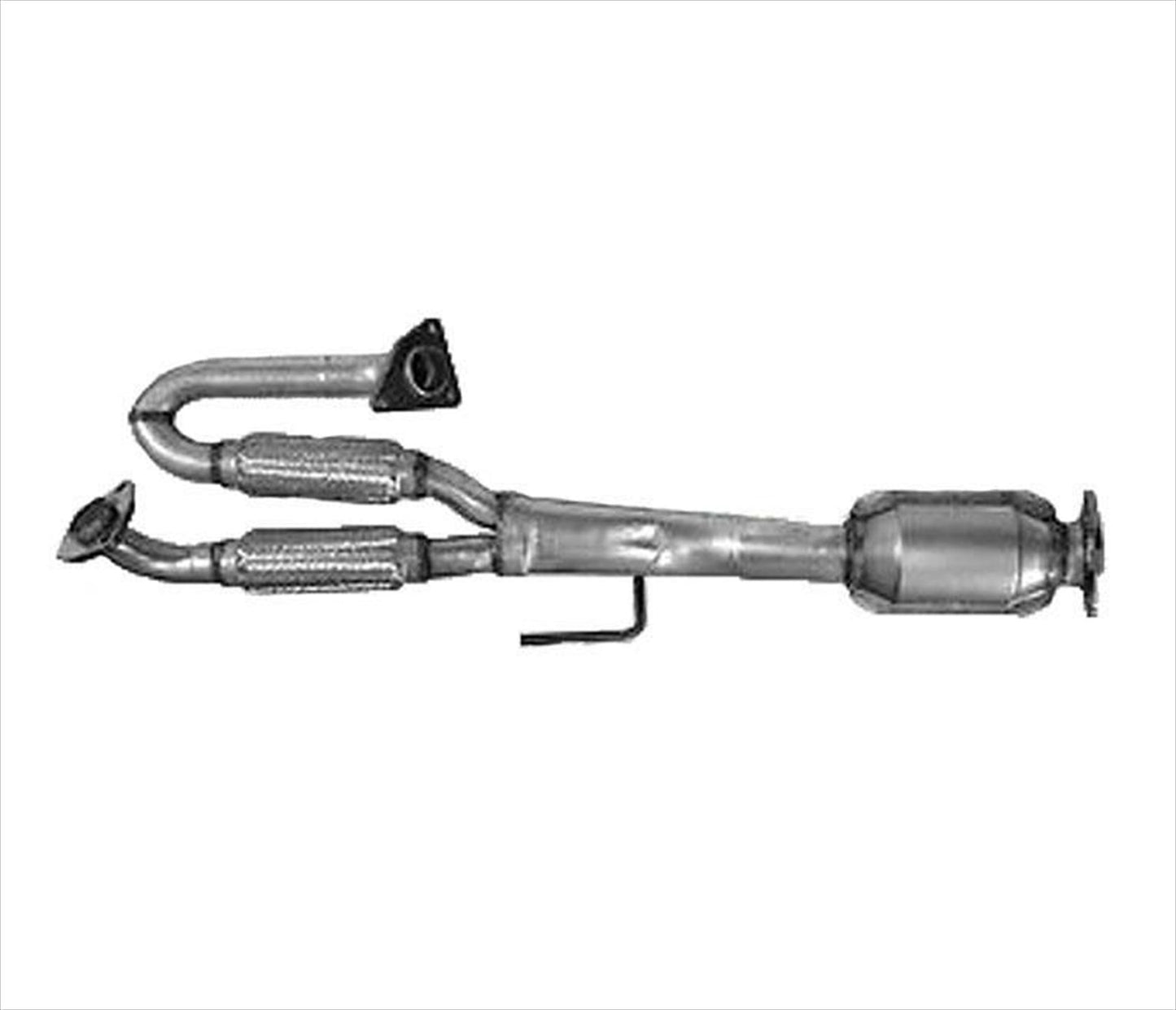 Under Engine Y Flex Pipe w/ Catalytic Converter for 09-14 Nissan Maxima V6 3.5L