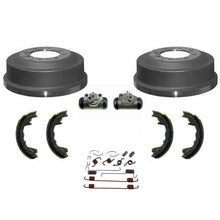 12 x 3 tambores traseros zapatas de freno cilindros de rueda resortes para Ford E250 Van 95-02